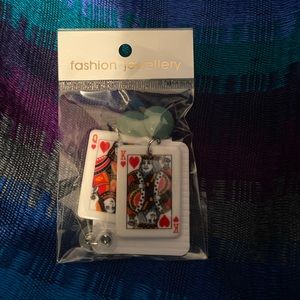Playing cards earrings!